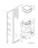 Fresh food shelves