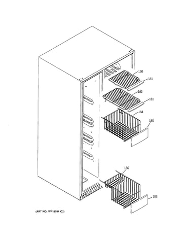 Freezer shelves