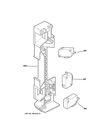 Latch board parts