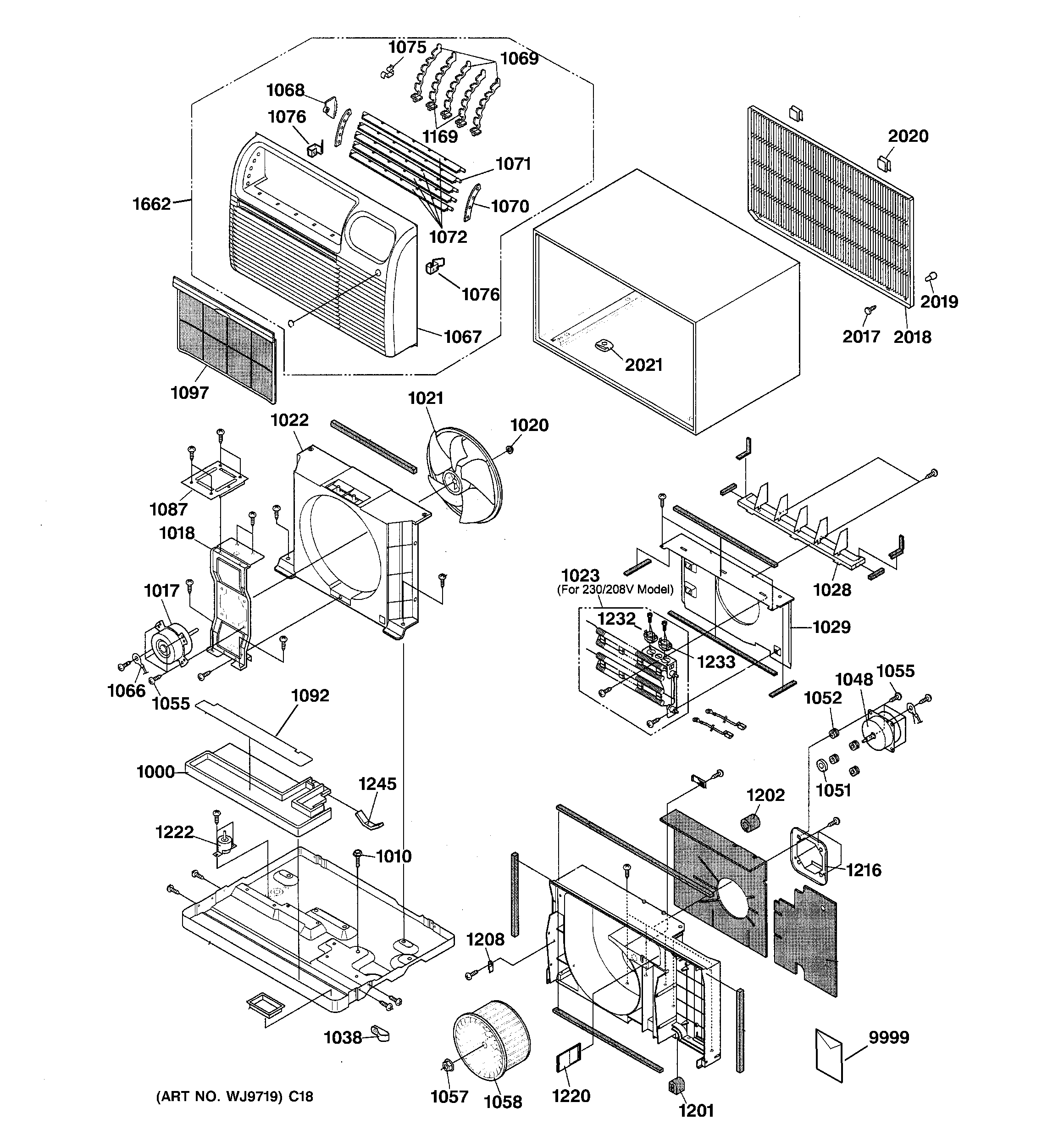 Cabinet & components
