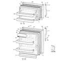 GE GTS18HBSARCC doors diagram