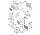 GE AJES06LSM1 chassis assembly diagram