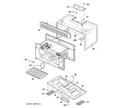 GE JVM1640WJ03 oven cavity parts diagram