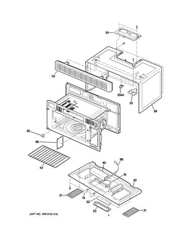 Oven cavity parts
