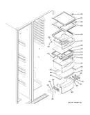 Fresh food shelves