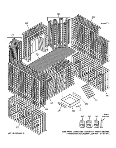 Shelves & drawer
