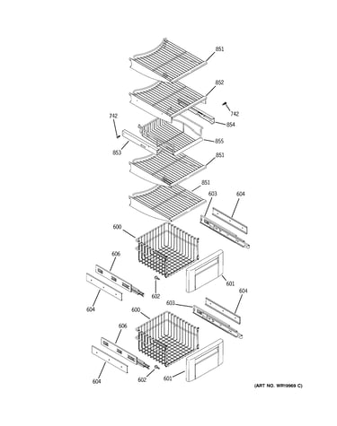 Freezer shelves