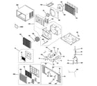 GE AGE07AJG1 room air conditioner diagram