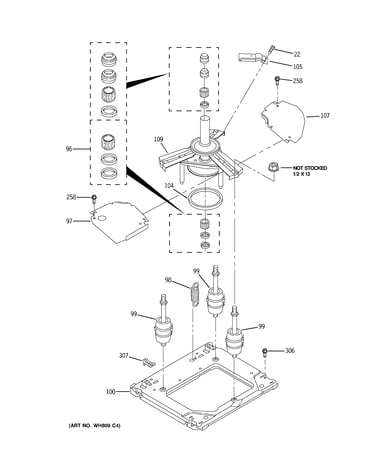 Machine base parts