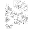 GE WSM2480D2WW dryer bulkhead parts diagram