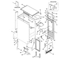 GE ZDIS15CKSS cabinet liner & door parts diagram