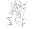 GE AZ28E07EACM1 motor & chassis parts diagram