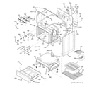 GE JCBP40WJ2WW body parts diagram