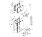 GE DTS18ZBRNRWW doors diagram