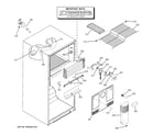 GE DTS18ZBRNRWW freezer section diagram