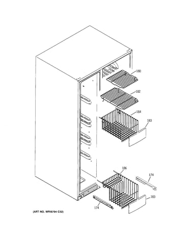 Freezer shelves