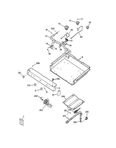 Gas & burner parts