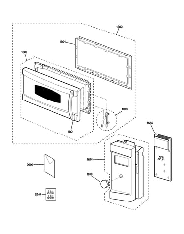 Control panel & door parts