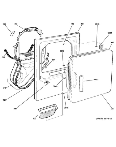 Front panel & door