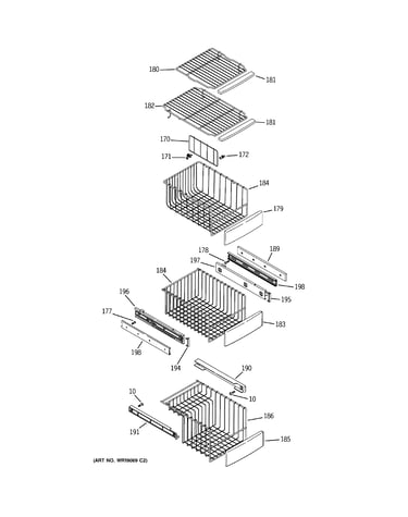 Freezer shelves