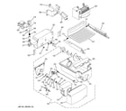 GE PSG25SGMFCBS ice maker & dispenser diagram