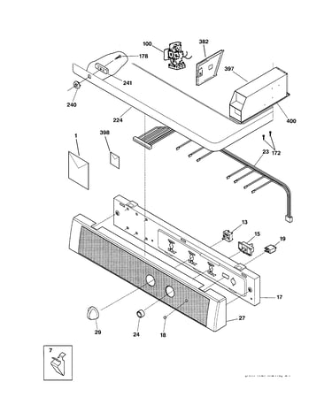 Controls & top panel