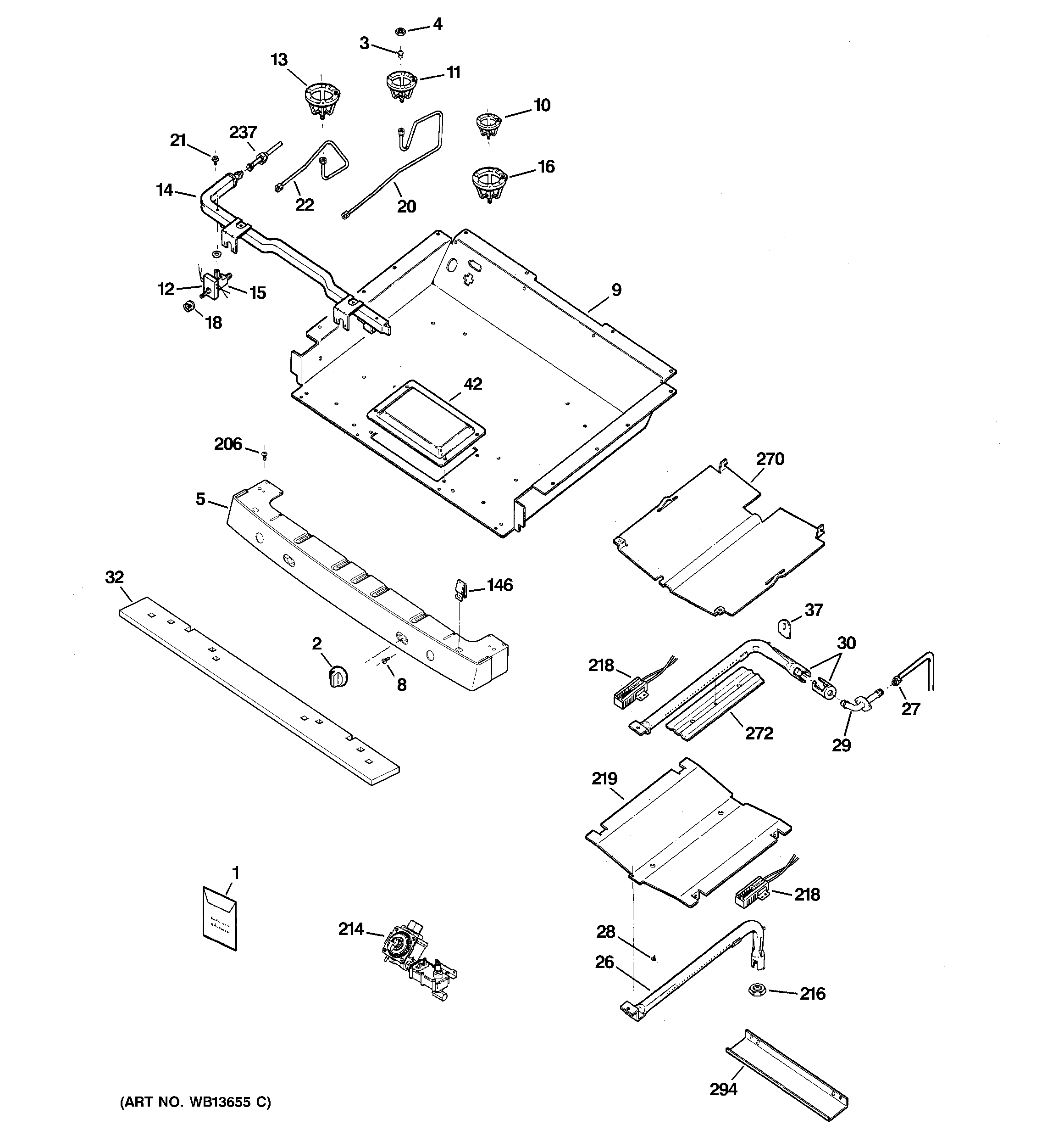 Gas & burner parts