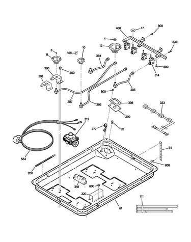 Gas & burner parts