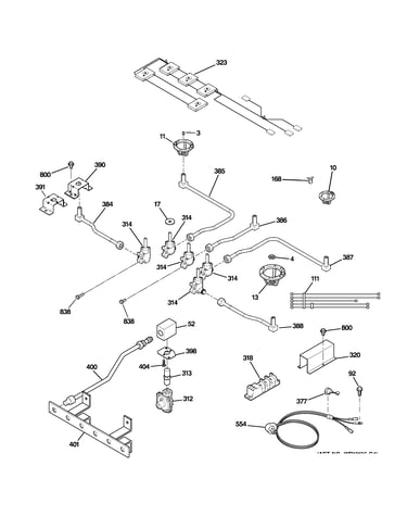 Gas & burner parts