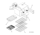 GE ZDP36N6H2SS racks & glides diagram