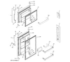 GE STS18ZCPURWW doors diagram