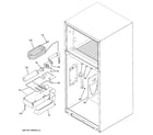 GE GTS18KHPKRCC water filtration & dispenser diagram