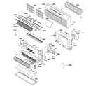 GE AZ55H07DABM1 grille & chassis parts diagram