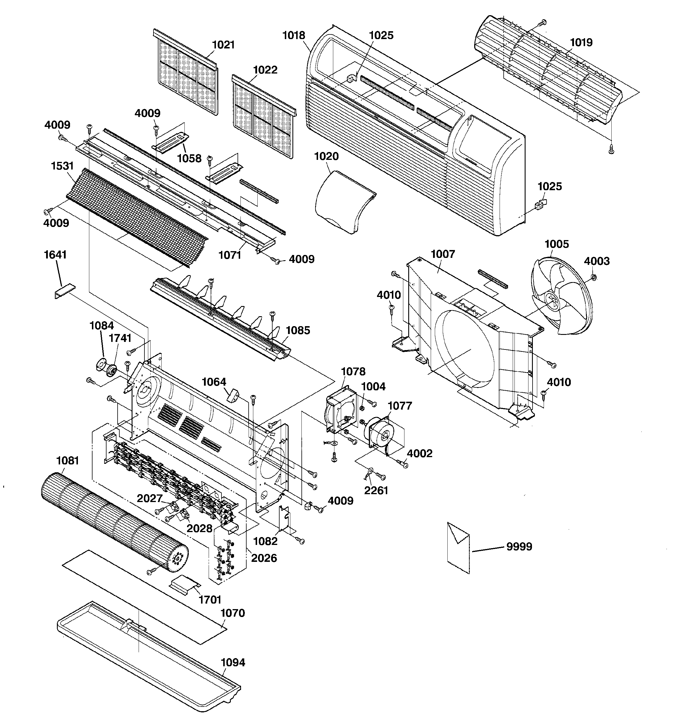 Grille & chassis parts