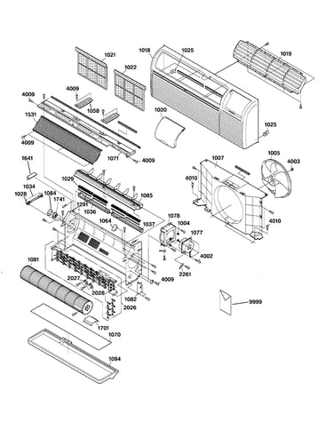 Grille & chassis parts