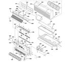 GE AZ58H09DADM1 grille & chassis parts diagram