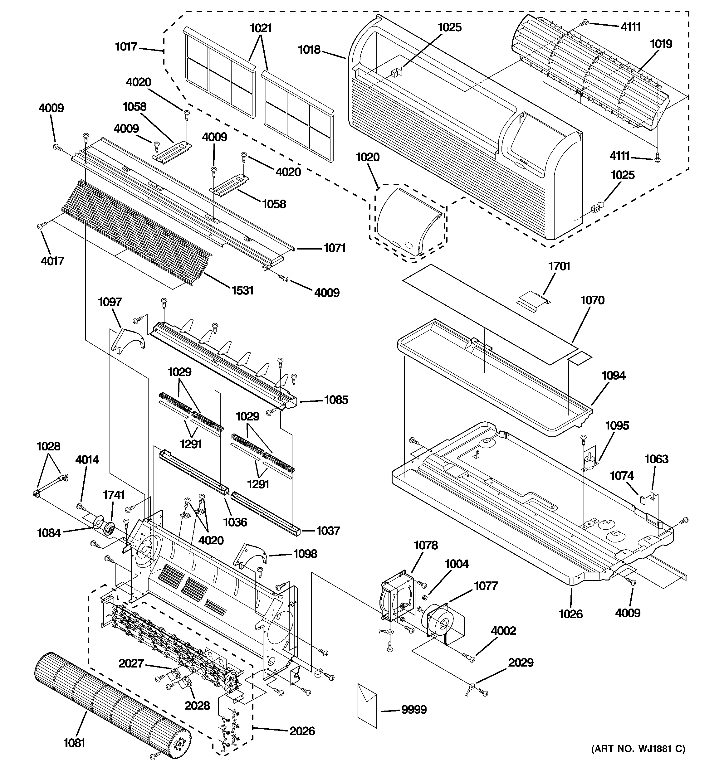 Grille & chassis parts