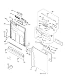 Escutcheon & door assembly