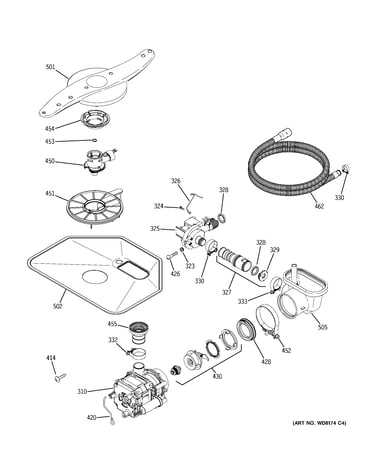 Motor-pump mechanism