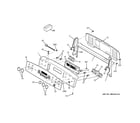 GE JCB800WK2WW control panel diagram