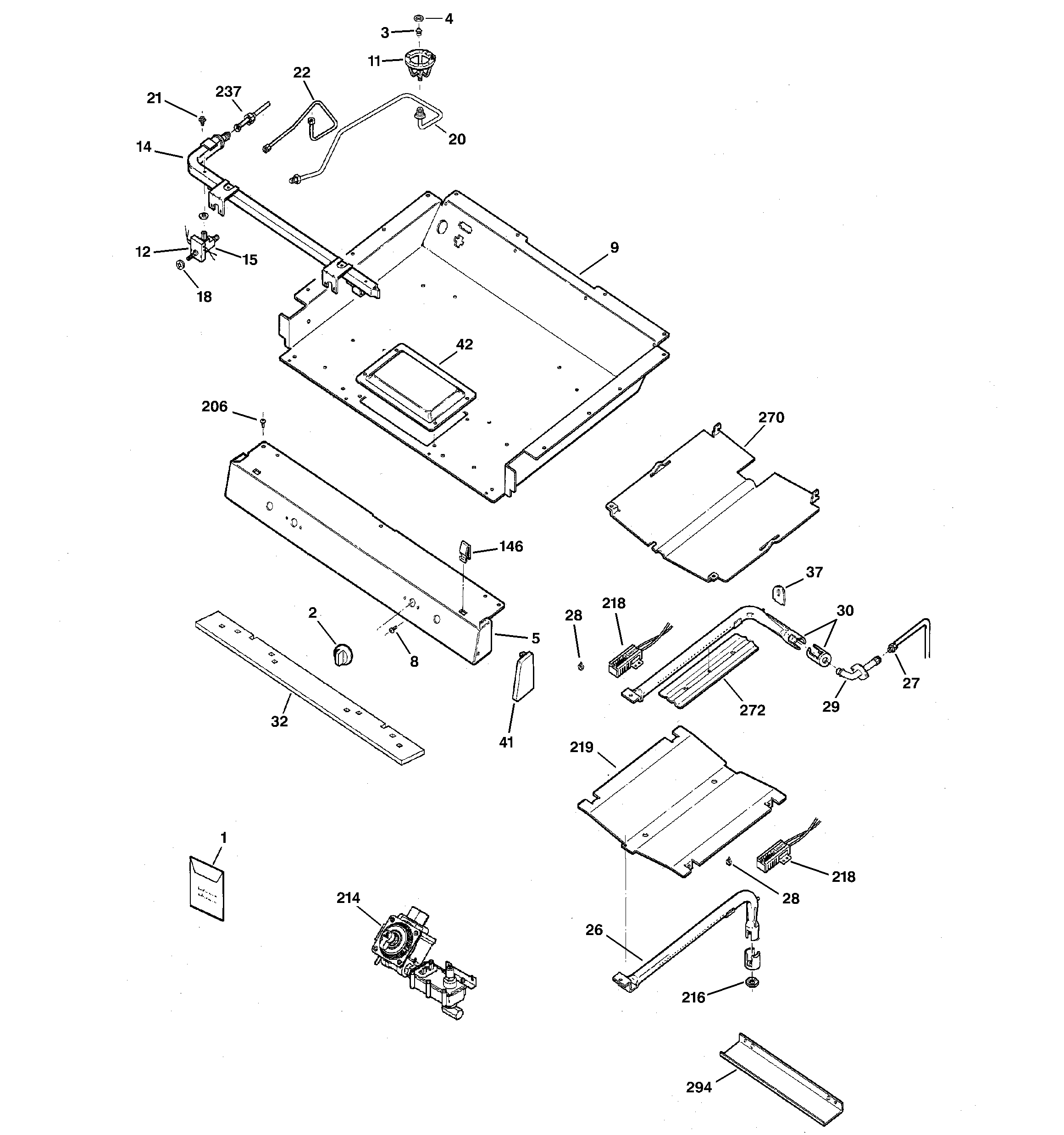 Gas & burner parts