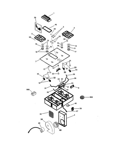 Control panel & cooktop