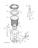 Tub, basket & agitator