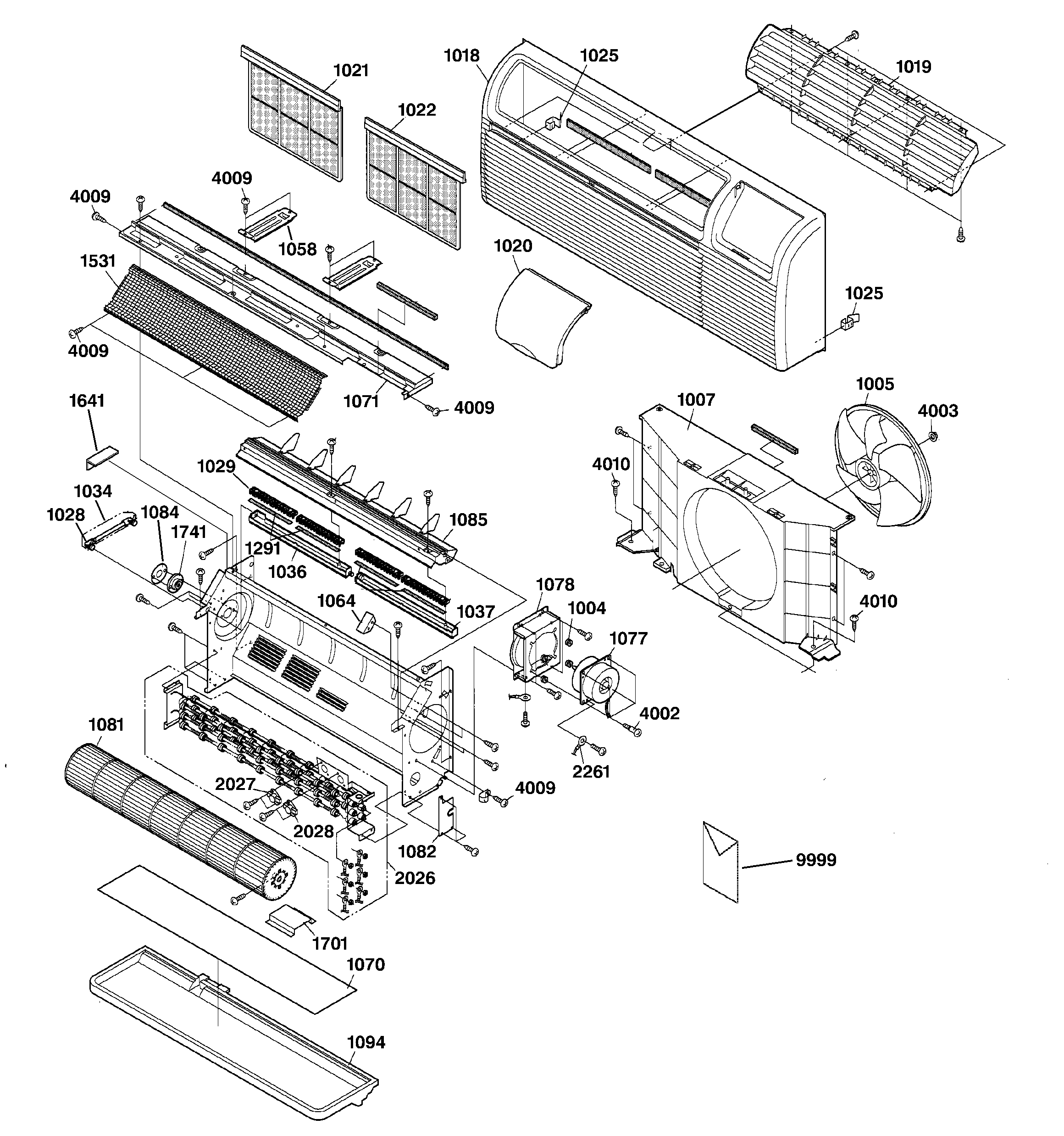 Grille & chassis parts