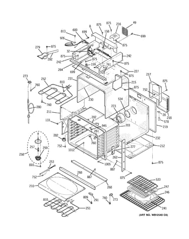 Body with microwave support