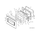 GE JT965SK3SS door diagram