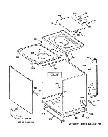 Cabinet, cover & front panel
