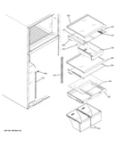 Fresh food shelves