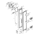 GE PCE23NGTAFSS freezer door diagram