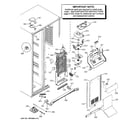 GE PCE23NGTAFSS freezer section diagram